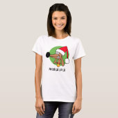 Kerstmis Kortharige Hond T-Shirt (Voorkant volledig)