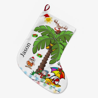 Kerstmis Kous, Kerstman Beach Bum Grote Kerstsok