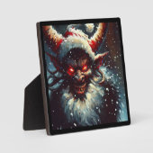 Kerstmis Krampus 1 Fotoplaat (Voorkant)