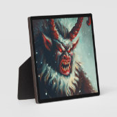 Kerstmis Krampus 3 Fotoplaat (Voorkant)