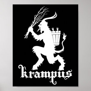Kerstmis Krampus Griezelen Kerstmis Horror Occult Poster