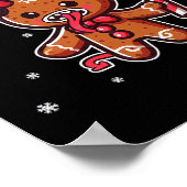 Kerstmis Krampus Kerstman Kerstmis Pyjama Poster (Hoek)