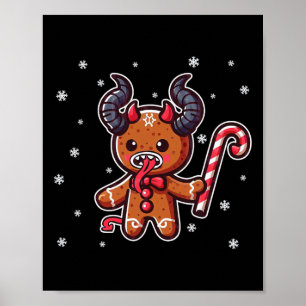 Kerstmis Krampus Kerstman Kerstmis Pyjama Poster