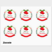Kerstmis Krans Elementen Sticker (Vel)