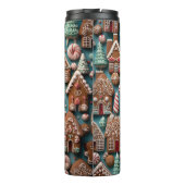 Kerstmis Kruidkoek Patroon Kunst Thermosbeker (Achterkant)