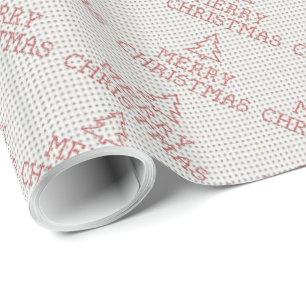 Kerstmis kruissteek bord cadeaupapier