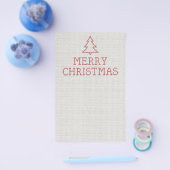 Kerstmis kruissteek bord flyer (Enkel)