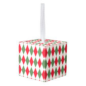 Kerstmis Kubus Ornament (Achter hoekig)