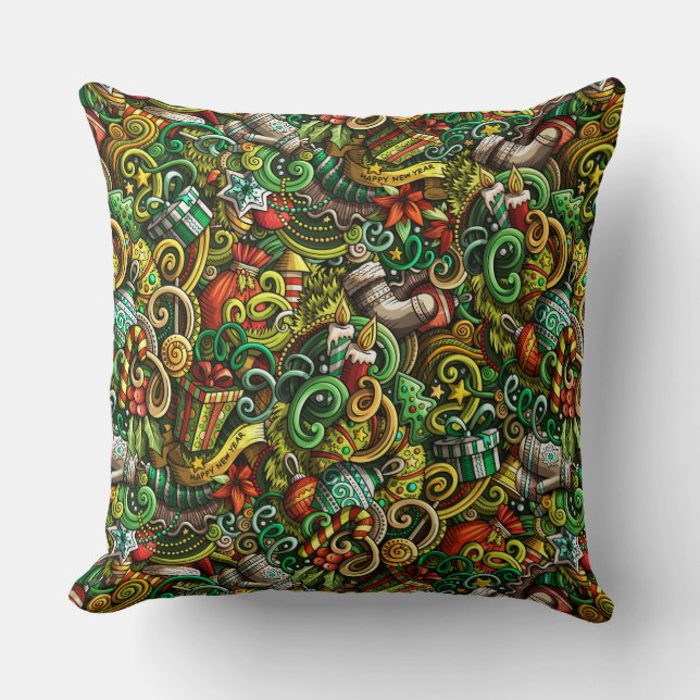 Kerstmis Kussen (Voorkant)