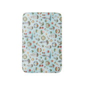 Kerstmis kust nautische vuurtorens schip badmat (Voorkant Verticaal)