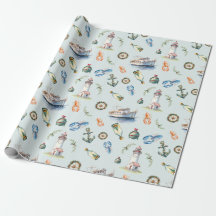 Kerstmis Kust Wrap Papier