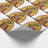 Kerstmis - Kusthaas Cadeaupapier (Hoek)