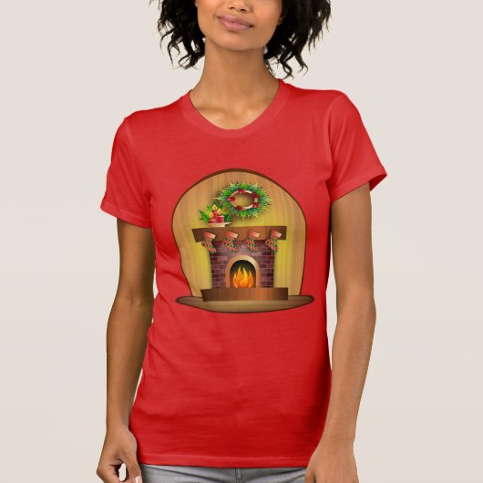 Kerstmis - Kusthaas T-shirt (Voorkant)