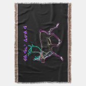 Kerstmis - Kuvianak Deken (Voorkant Verticaal)