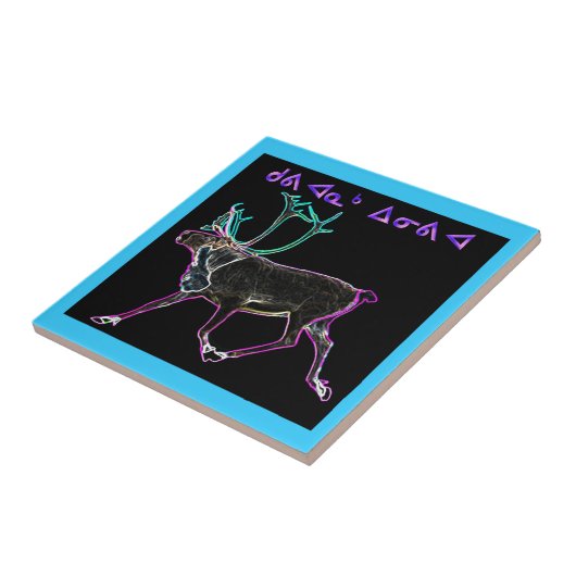 Kerstmis - Kuvianak Tegeltje (Zijkant)