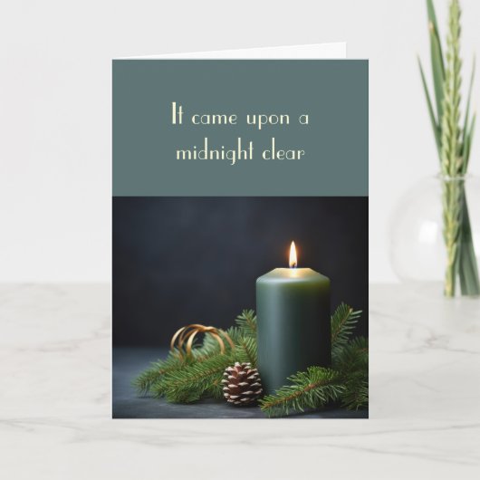 Kerstmis kwam op een middernacht vrij kaart (Voorkant)