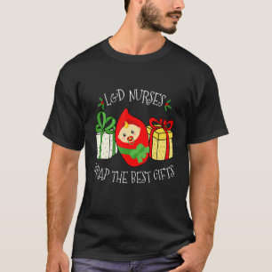 Kerstmis L&d Verloskundige Verpleegkundigen Wrap D T-shirt