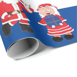 Kerstmis La La La La La La La La La La La La La La Cadeaupapier