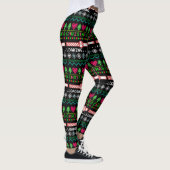Kerstmis laadt grappig lelijke kerstavond leggings (Rechts)