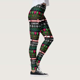 Kerstmis laadt grappig lelijke kerstavond leggings