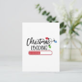 Kerstmis Laadt Xmas Lichtjes  Feestdagenkaart (Staand voorkant)