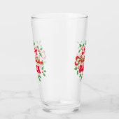 Kerstmis laat de feestdagen beginnen glas (Rechts)