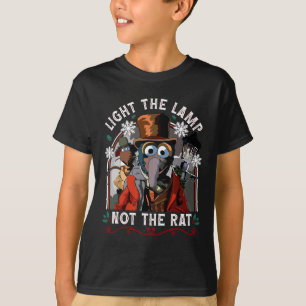 Kerstmis: Laat de Lamp Niet de Rat Licht  T-shirt