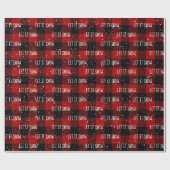 Kerstmis laat het SNEEUW-tekst op papier staan (Vlak)