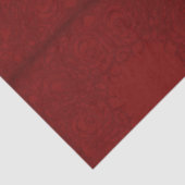 Kerstmis laat het sneeuwige Typografie Red White F Tissuepapier (Detail)