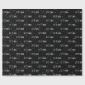 kerstmis LAAT IT SNEEUW-tekst op sneeuwvlokken Cadeaupapier (Vlak)