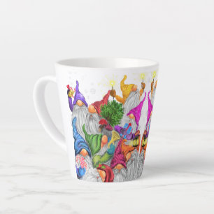 Kerstmis, laatste Mok Gift Gnome Party Cartoon