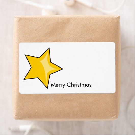 Kerstmis Label (Insitu)