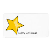 Kerstmis Label (Voorkant)
