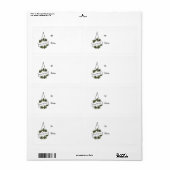 Kerstmis label of label (Full Sheet)