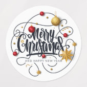 Kerstmis Labels (Design 2)
