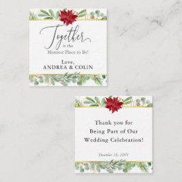 Kerstmis: Labels met een feestdag voor kerstfeestd