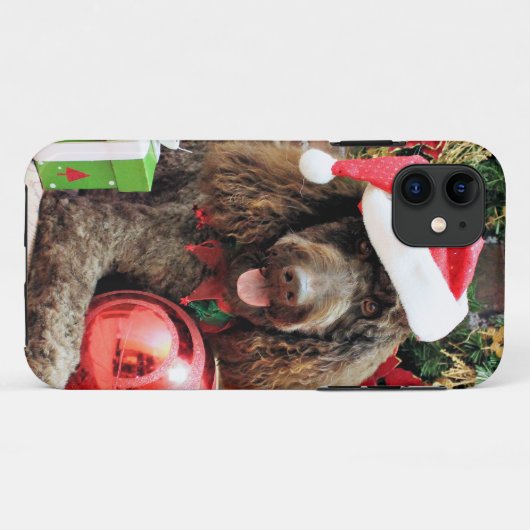 Kerstmis - LabraDoodle - Harley Case-Mate iPhone Case (Achterkant (horizontaal))