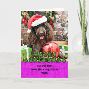 Kerstmis - LabraDoodle - Harley Feestdagen Kaart