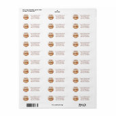 Kerstmis Labrador Retriever Honden Etiket (Full Sheet)