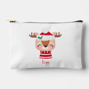Kerstmis lachend rendiergezicht etui