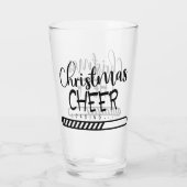 Kerstmis laden | Funny Seasonal Humor Glas (Achterkant)