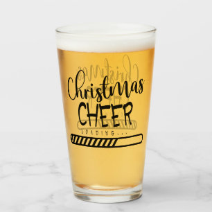 Kerstmis laden   Funny Seasonal Humor Glas