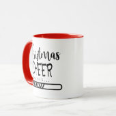 Kerstmis laden | Funny Seasonal Humor Mok (Voorkant links)