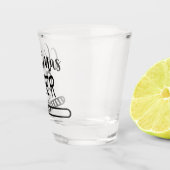 Kerstmis laden | Funny Seasonal Humor Shot Glas (Rechts)