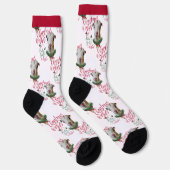 Kerstmis LaMancha Baby Goat Wishes Sokken (Rechts)