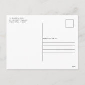 Kerstmis Landelijke Kerstkrans Krachtkaart Feestdagenkaart (Achterkant)