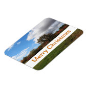 Kerstmis, landschapsfotografie magneet (Linkerzijde)