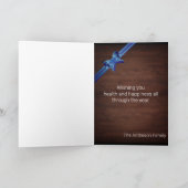 Kerstmis Lang Lood Foto Collage Kaart (Binnen)