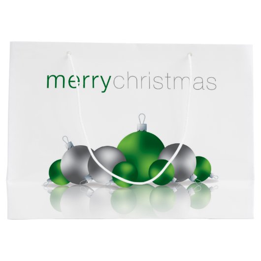 Kerstmis Large Cadeautasje (Achterkant)