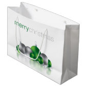 Kerstmis Large Cadeautasje (Voorkant Gekanteld)